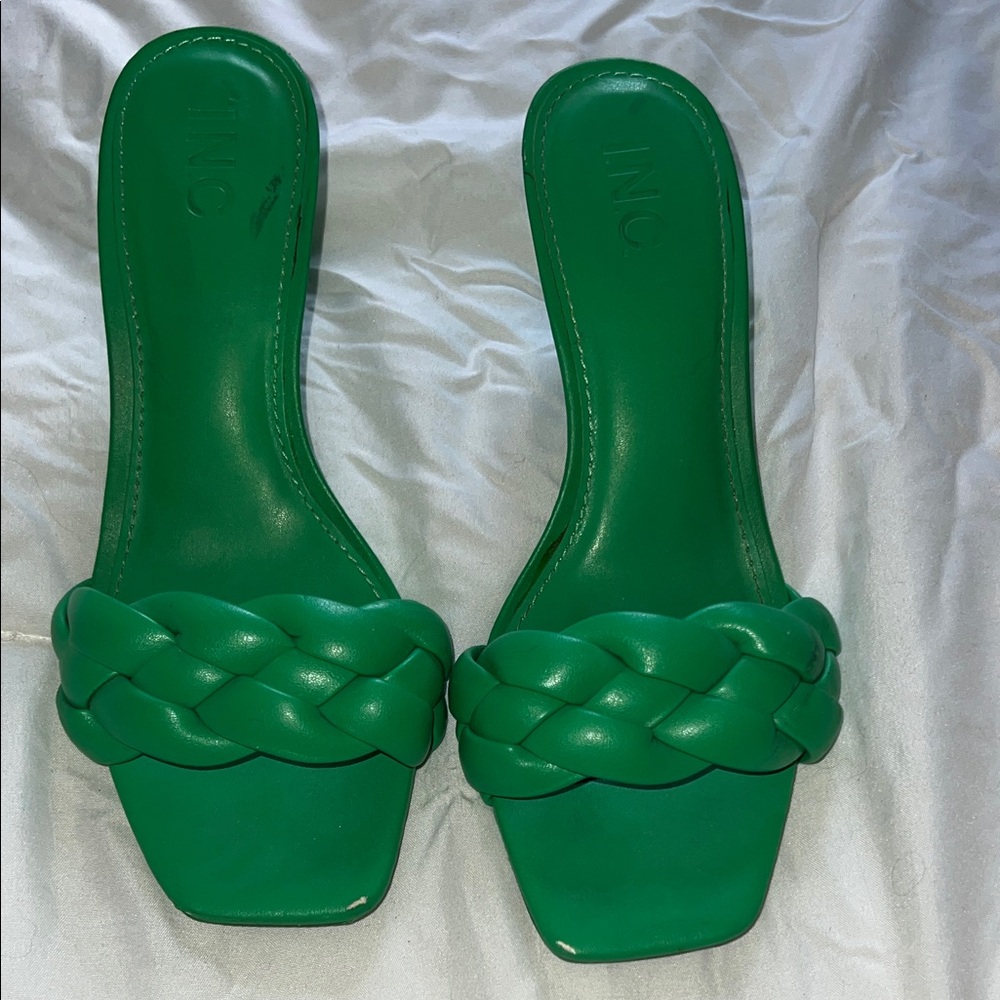 INC International Concepts Women's Emerald Braided Sandals